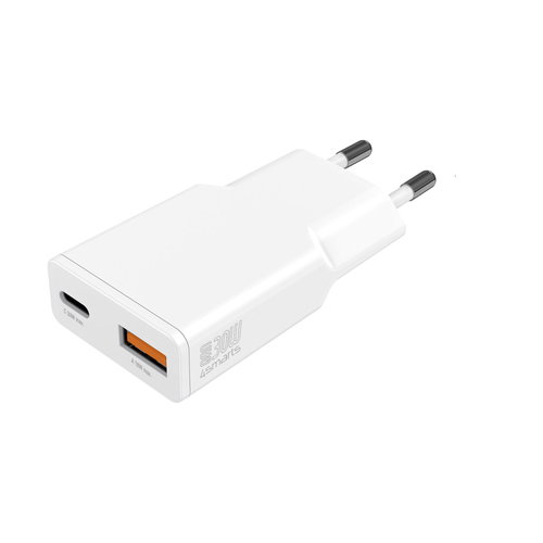 LADEGER. PDPLUG SLIMDUO 30W - GAN 1C+1A WEI