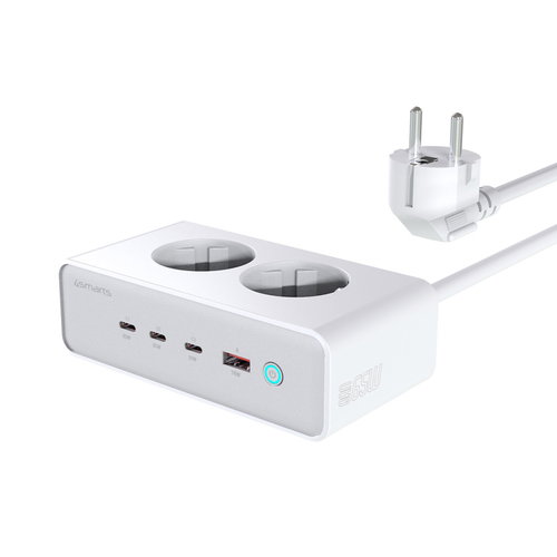 DESK CHARGER 65W AC-STECKDOSEN - WEI