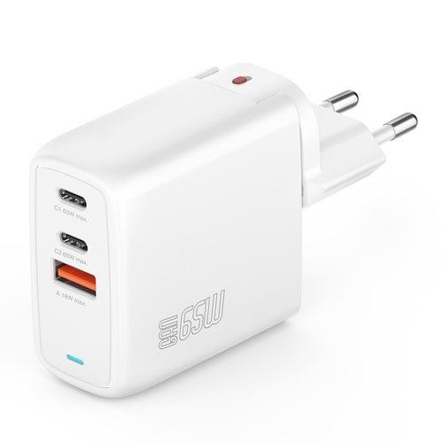 LADEGER. GAN FLEX 65W - 2 USB-C+1 USB-A WEI