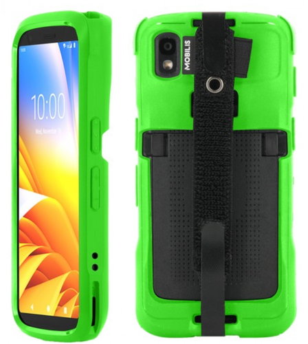 PROTECH CASE SAFETY GREEN +HDSP - TC22 TC27 PANTONE 302C SOFT BAG