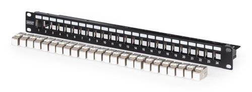 24-PORT 1U MOD PATCH PANEL - EQUIPPED WITH 24X DN-93615