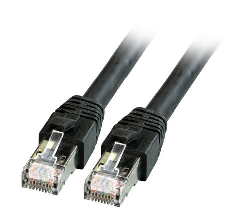 CAT8.1 SFTP RJ45 5M BLACK - PATCHCABLE CU LSZH 2000MHZ