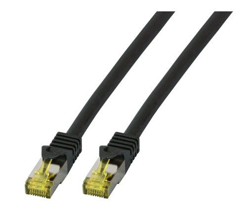 CAT7 SFTP RJ45 LSZH 5M BLACK - 10GBIT RAW PATCH CABLE