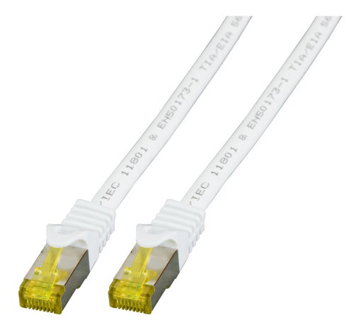 CAT7 SFTP RJ45 LSZH 3M WHITE - 10GBIT RAW PATCH CABLE