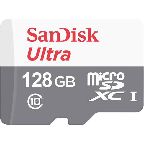 128GB SANDISK ULTRA MICROSDXC - 100MB/S CLASS 10 UHS-I