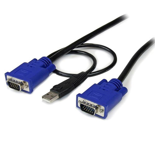 10FT USB 2-IN-1 KVM CABLE - .