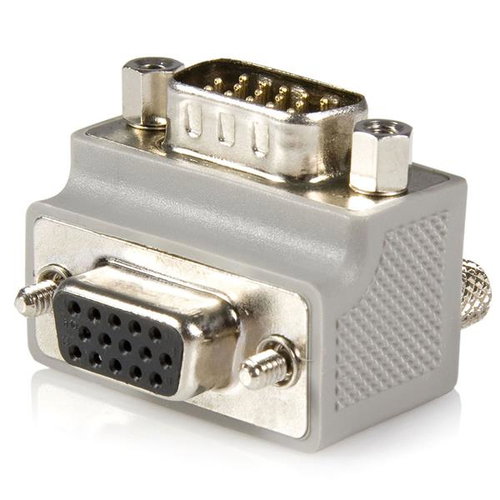 RIGHT ANGLE VGA TO VGA CABLE - ADAPTER TYPE 2 - M/F