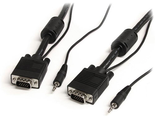 MONITOR VGA CABLE WITH AUDIO - .
