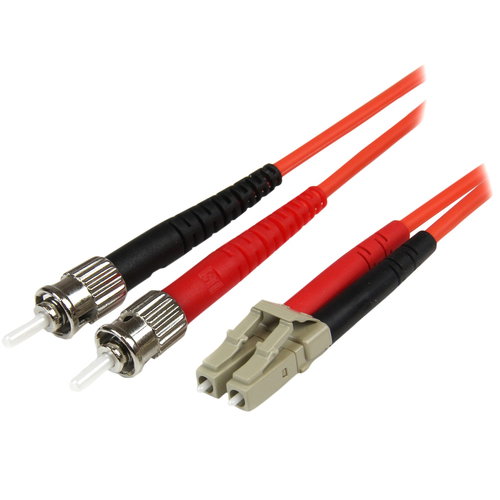 1M MM FIBER PATCH CABLE LC ST - .