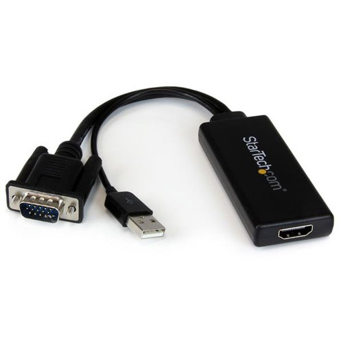 VGA TO HDMI ADAPTER W/ AUDIO - .