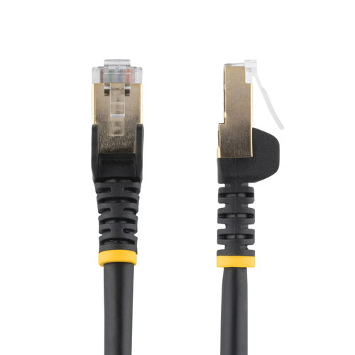 PATCH CABLE CAT6A 3M BLACK - STP 10GBIT/S M/M SNAGLESS