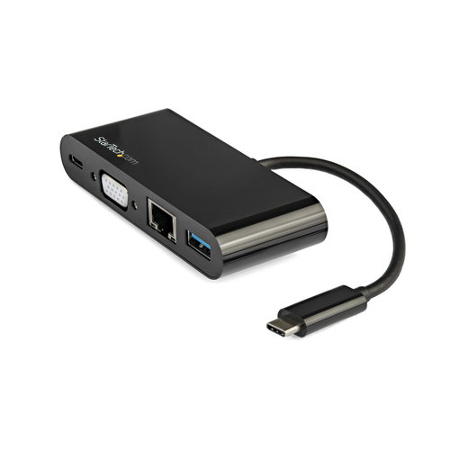 USB C VGA MULTIPORT ADAPTER - USB PD CHARGING 60W USB 3.0 GBE
