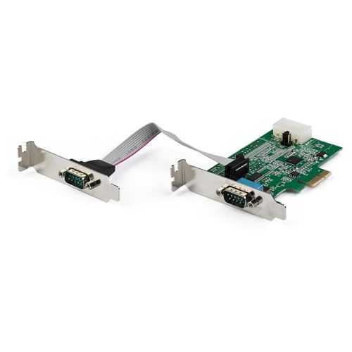 2 PORT RS232 SERIAL PCIE CARD - PCI EXPRESS CARD - 16950 UART