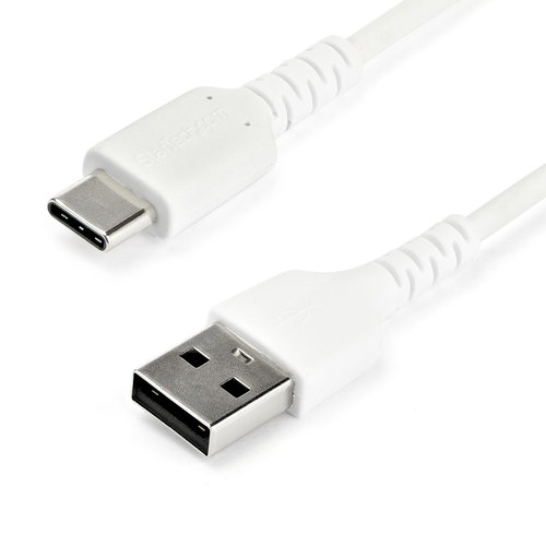 2 M USB 2.0 TO USB C CABLE - CABLE WHITE ARAMID FIBER