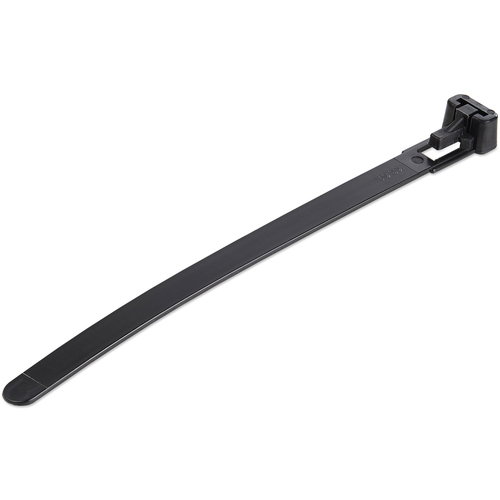 100 PACK OF RESEALABLE ZIP TIE - 5 BLACK