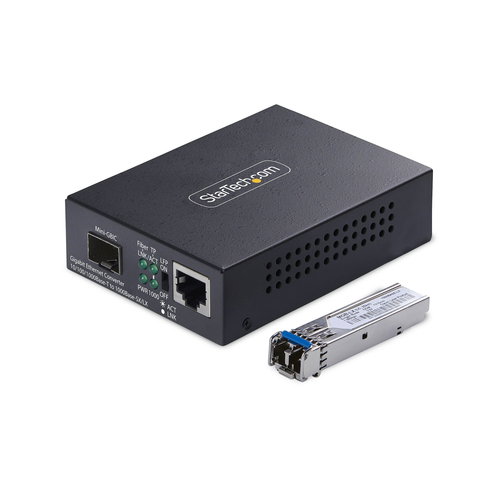 SM LC FIBER MEDIA CONVERTER - .