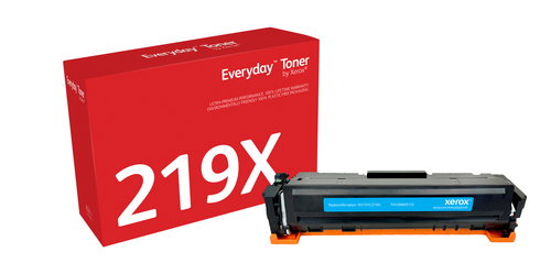 EVERYDAY CYAN TONER REPLACES HP - 219X (W2191X) HIGH CAPACITY