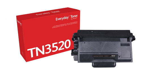 EVERYDAY BLACK TONER REPLACES - BROTHER TN3520 ULTRA HIGH CAPACI