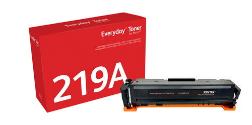 EVERYDAY BLACK TONER REPLACES - HP 219A (W2190A) STANDARD CAPACI