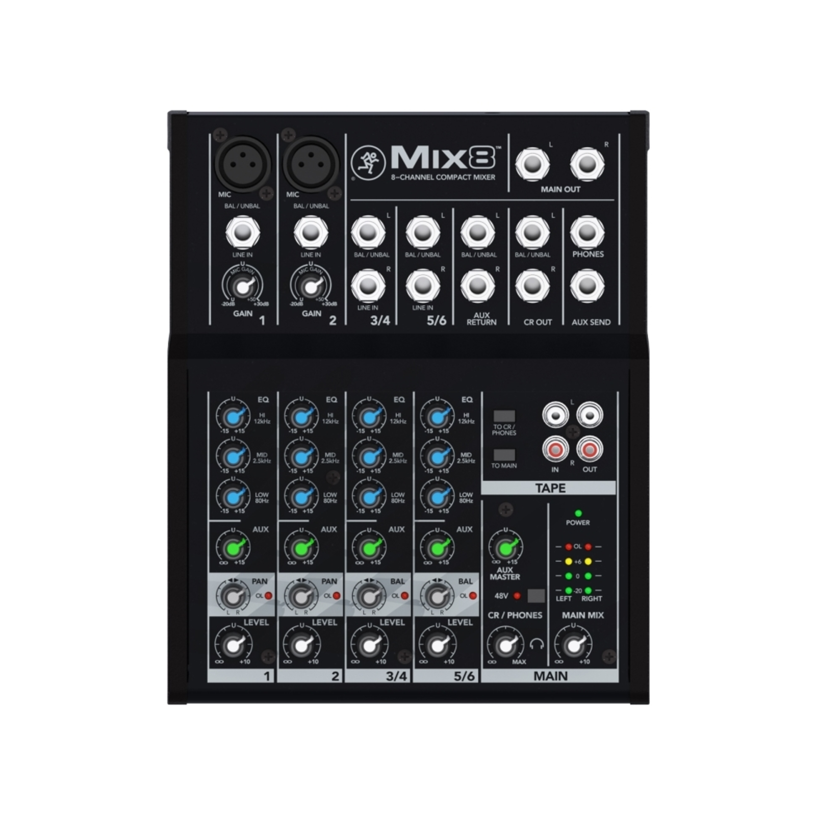 Mackie Mix8 8 Channels Black