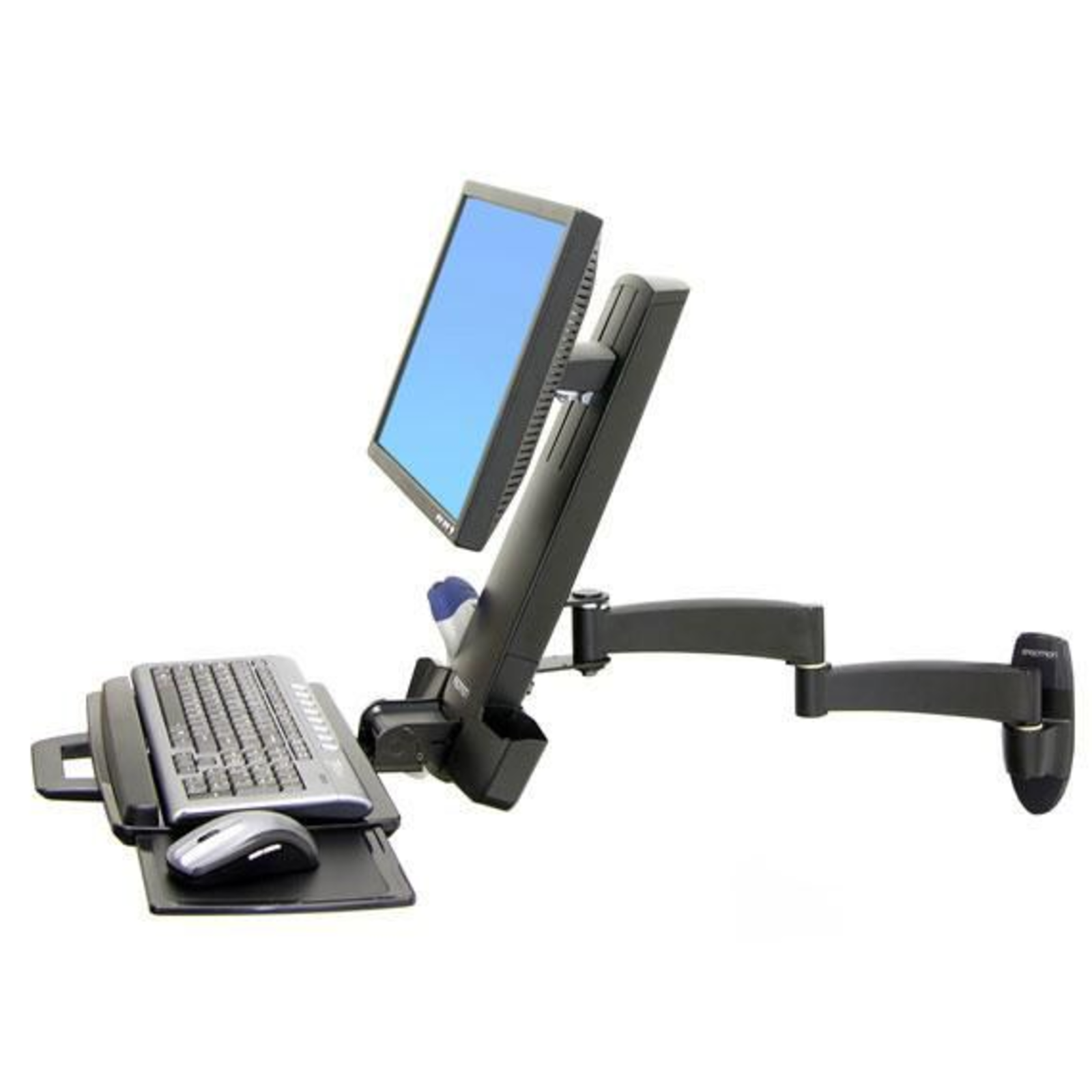 Ergotron Series 200 Combo Swivel Arm Black