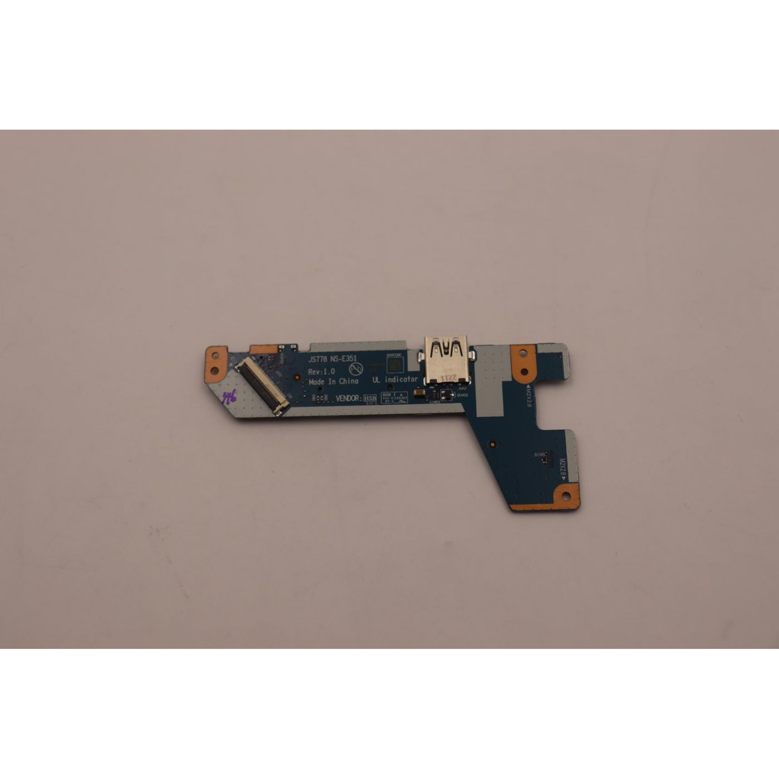 Lenovo Power Button/USB Board 5C50S25344 for V17 G3/G4