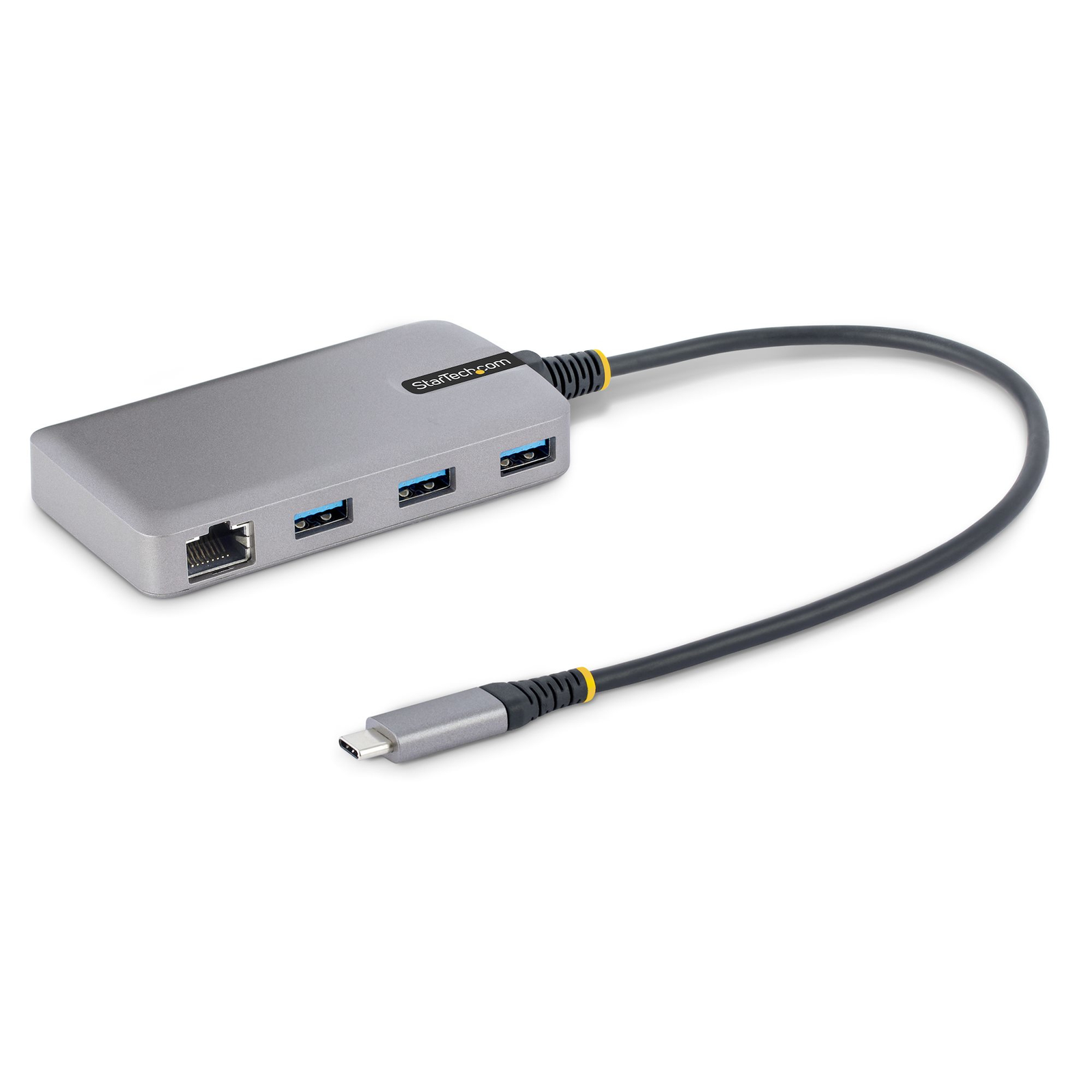StarTech.com 3 Port USB C Hub with Ethernet 3x USB-A 3.0 5Gbit-s Ports Gigabit Ethernet RJ45