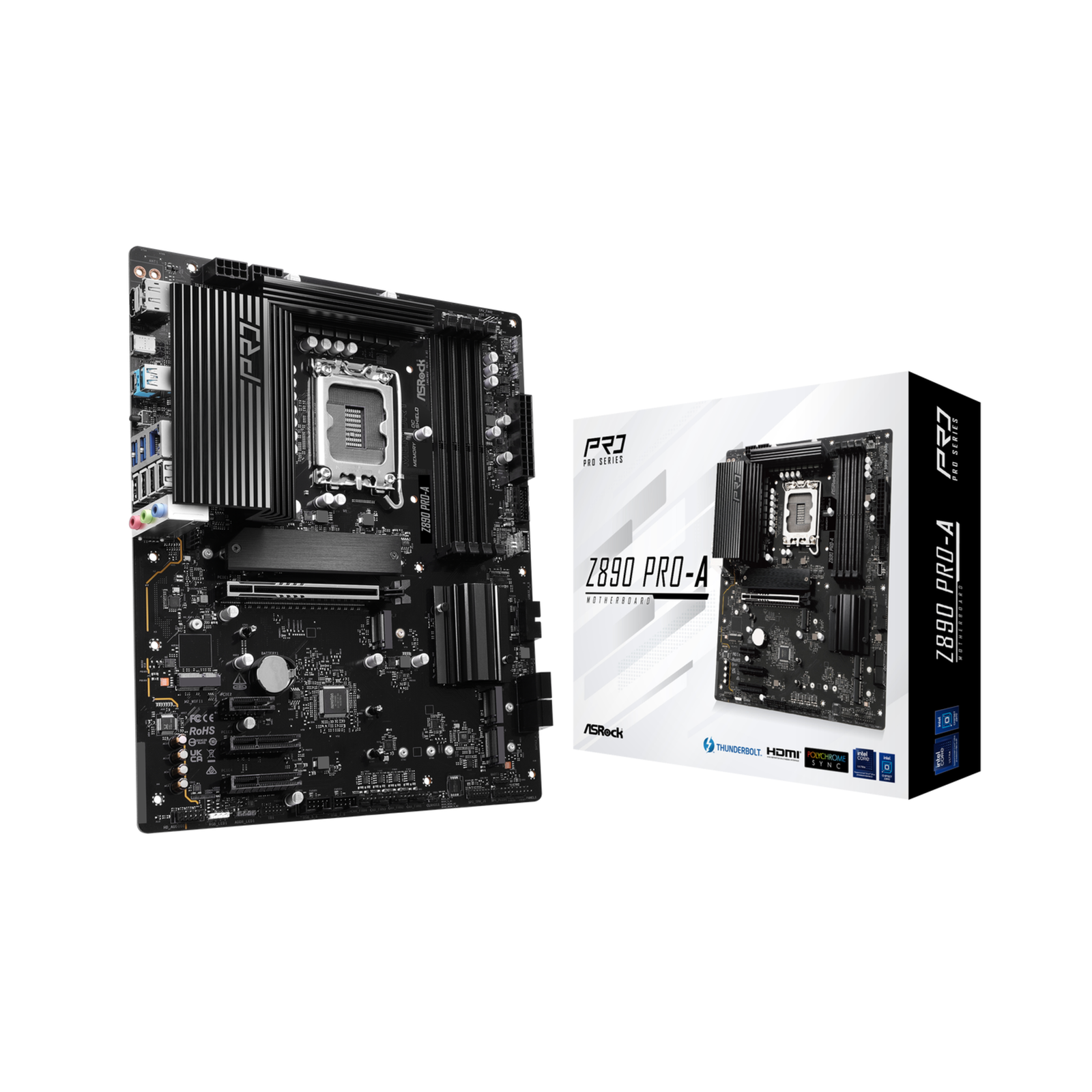 ASRock Z890 Pro-A Motherboard ATX LGA-1851 Intel Z890
