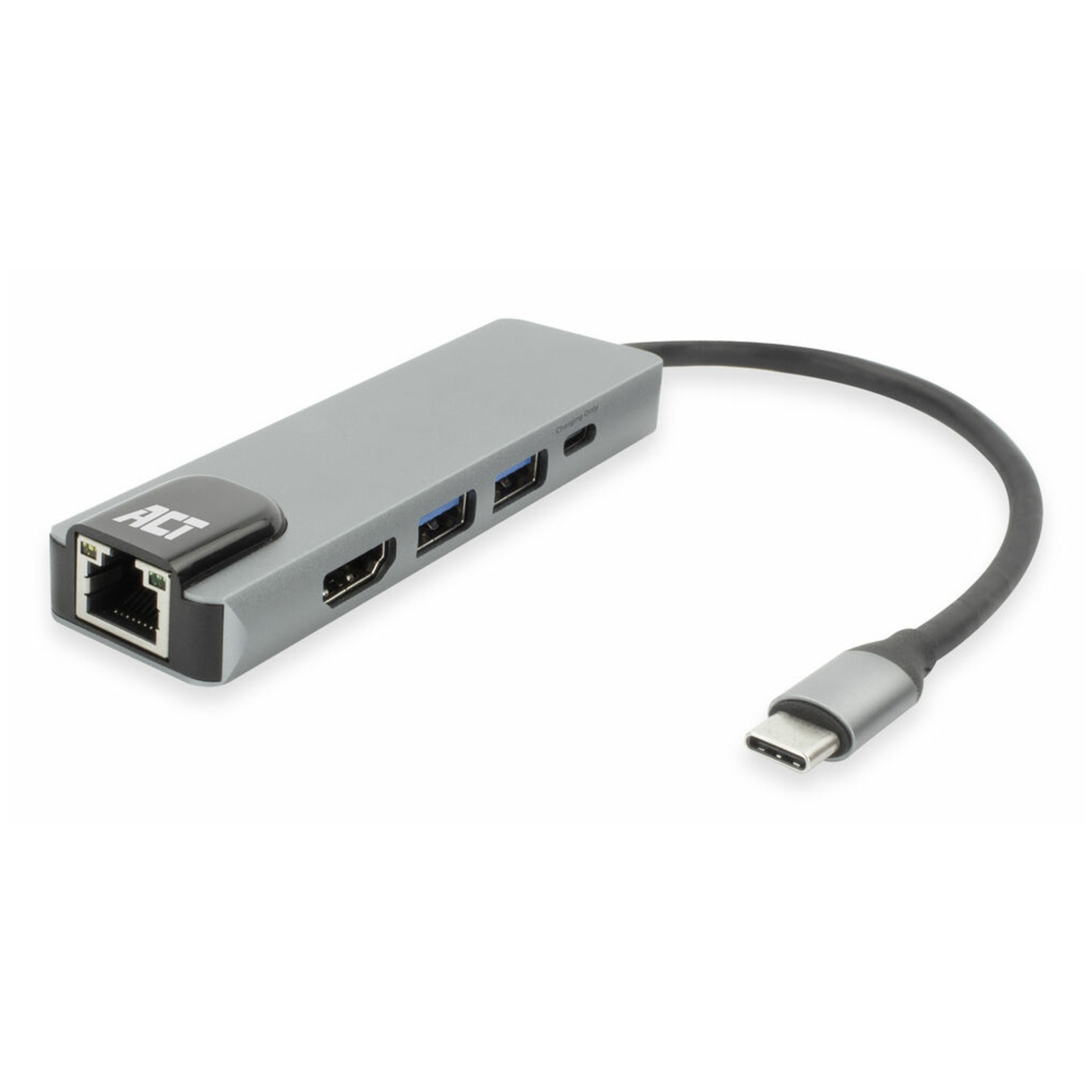 ACT USB-C 4K docking station for 1 HDMI monitor, ethernet, USB-A, PD pass-through