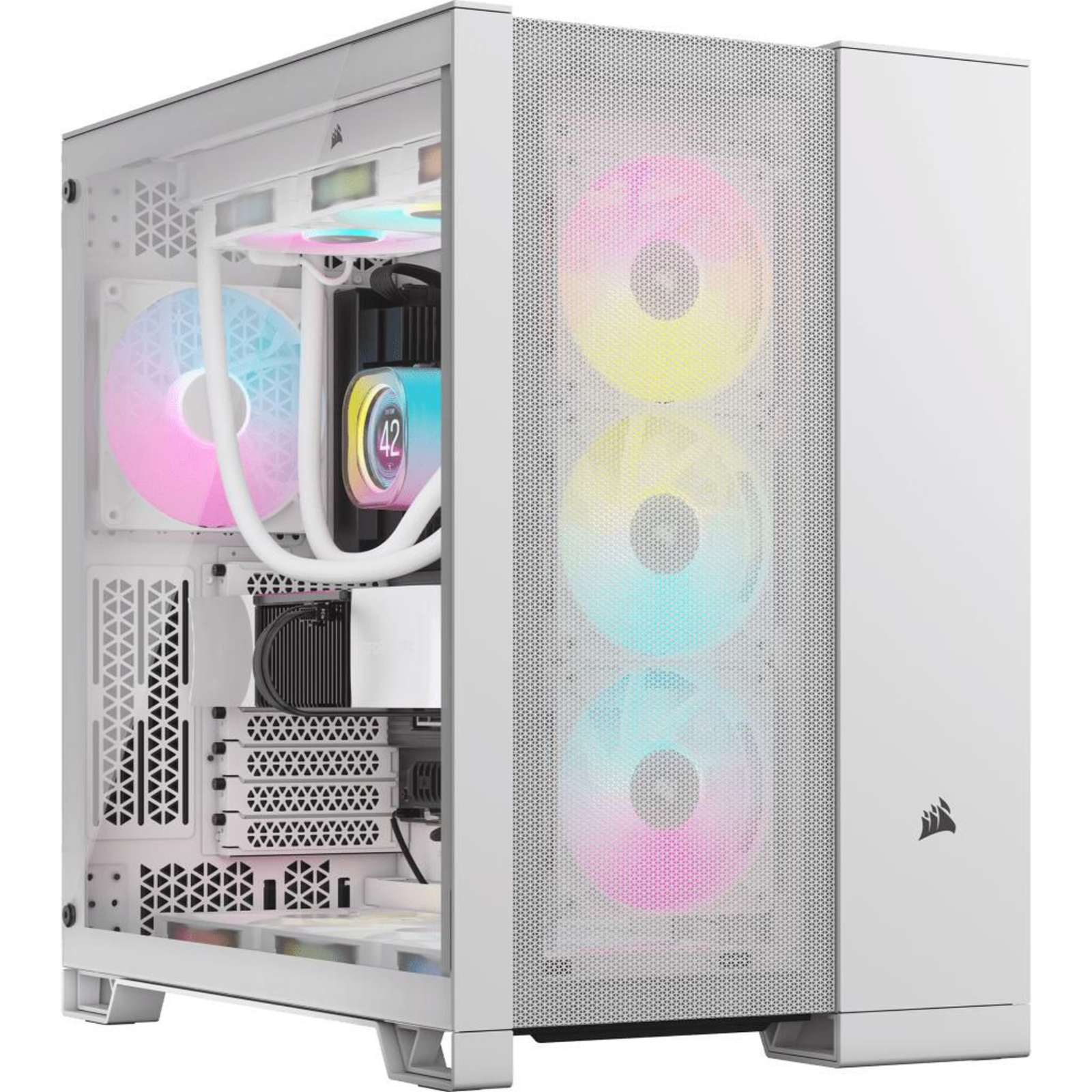 Corsair Geh Midi 6500D AIRFLOW White PC Case