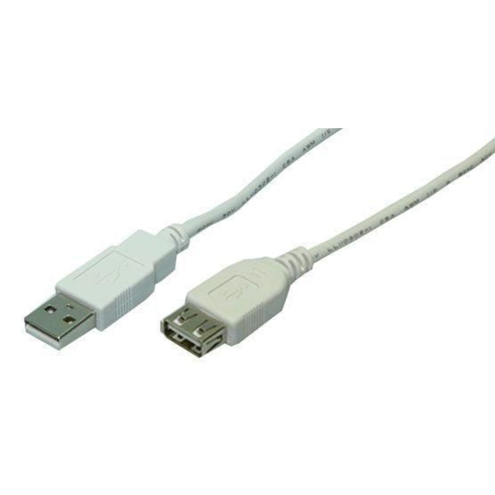 LogiLink CU0010 USB cable USB 2.0 2 m USB A 0.48 Gbit/s 2.5 W Black