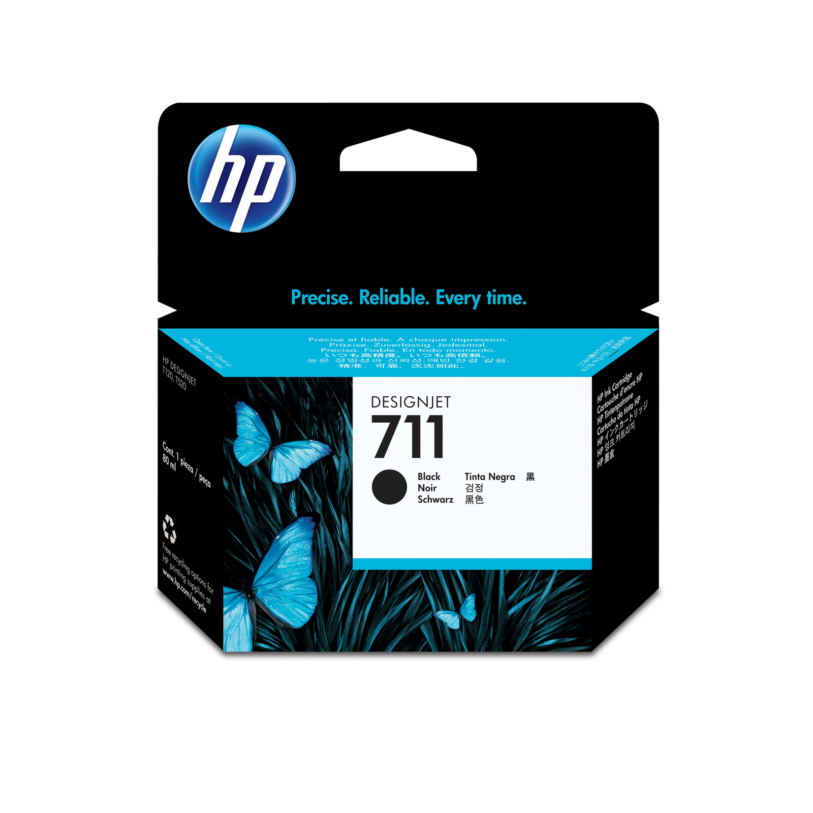 HPI Cartridge 711 BLACK 80ML