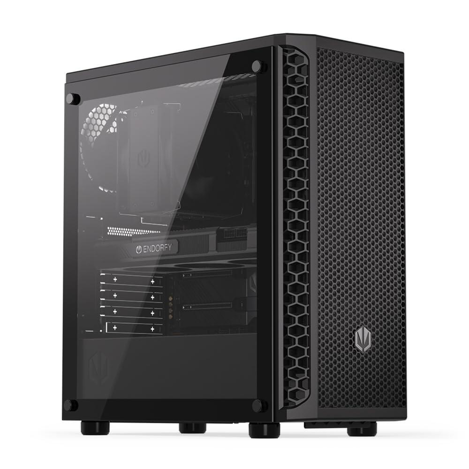 Endorfy Signum 300 Core Black Tempered Glass Side Panel