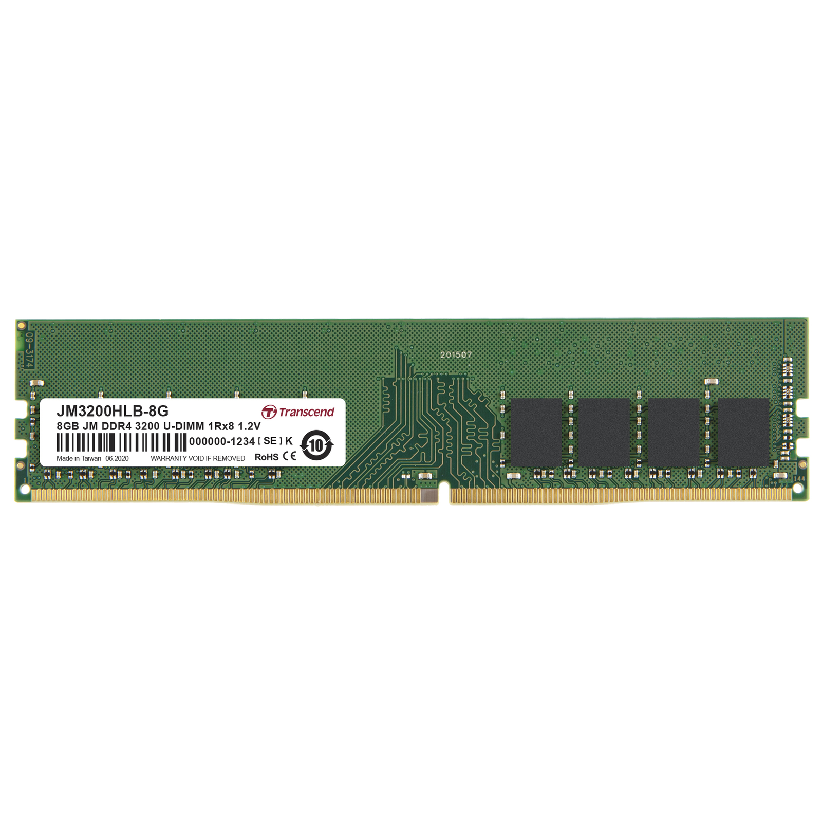 Transcend JetRAM DDR4 8GB 3200MHz CL22 Non-ECC