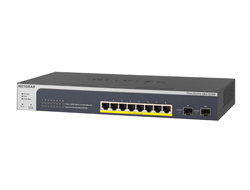 8-PORT POE+ GB WEBMGD SWITCH - 2 SFP PORTS
