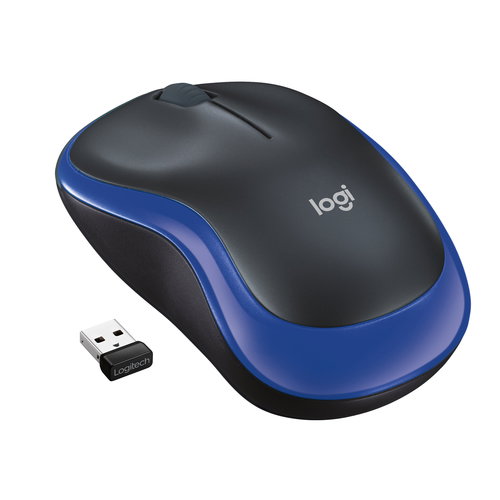 WIRELESS MOUSE M185 BLUE - .