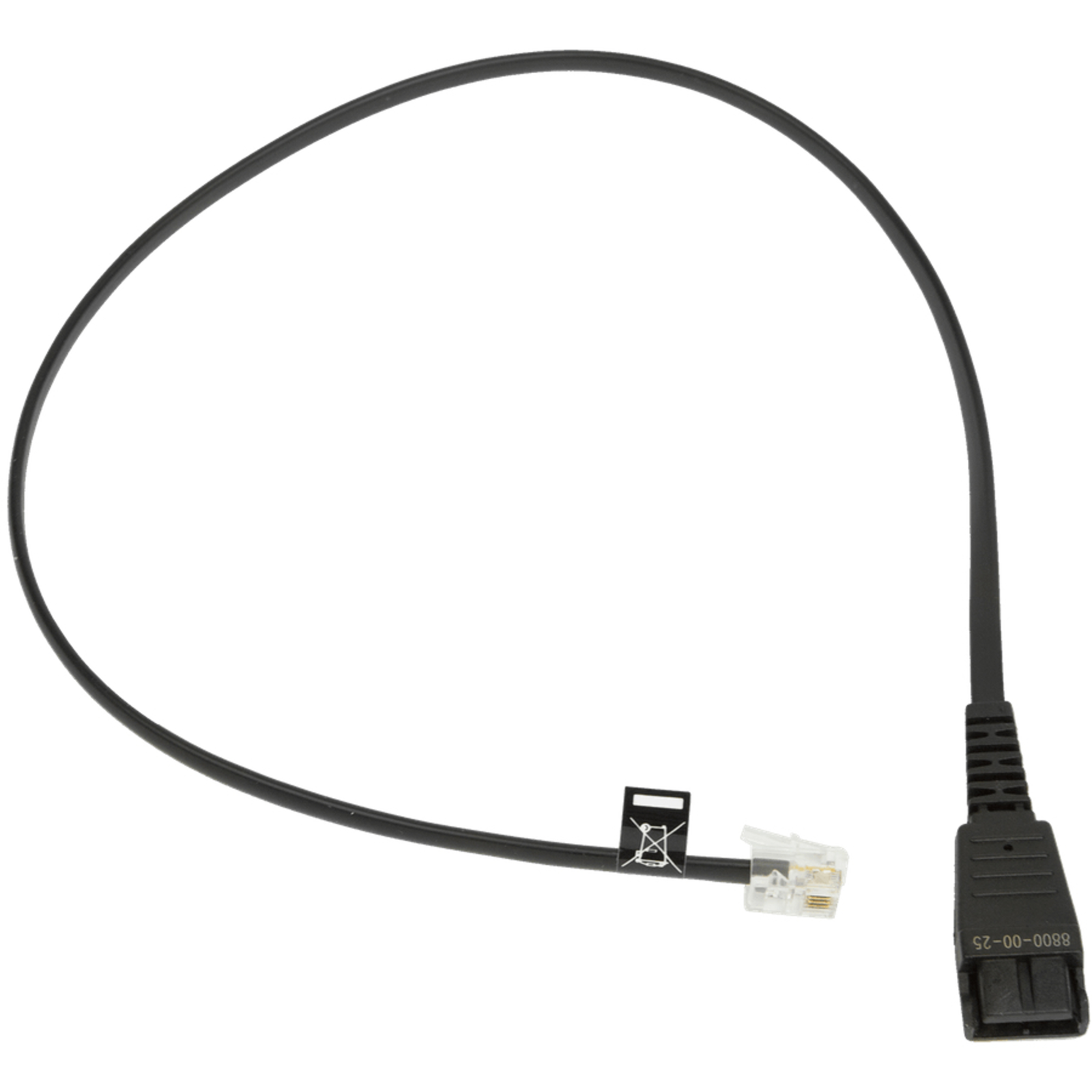 Jabra Cable QD RJ10 0.5m Smooth Snom 320,360,370