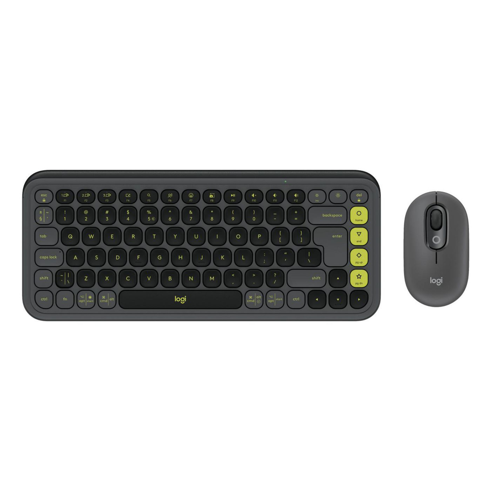 Logitech POP ICON COMBO MOUSE And KB GRAPHITE US INTL INTNL-973