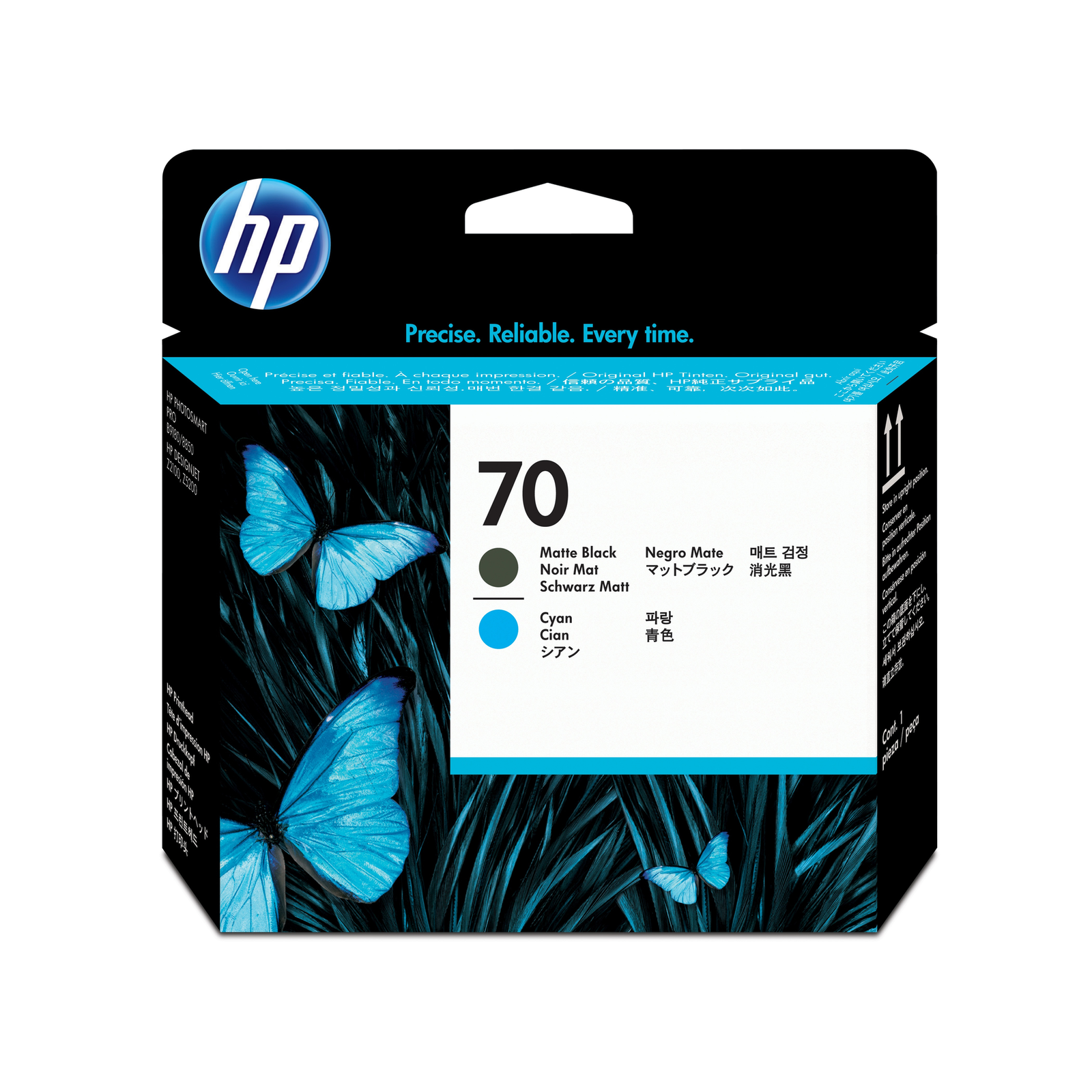 HPI Printhead No.70 matte Black cyan C9404A
