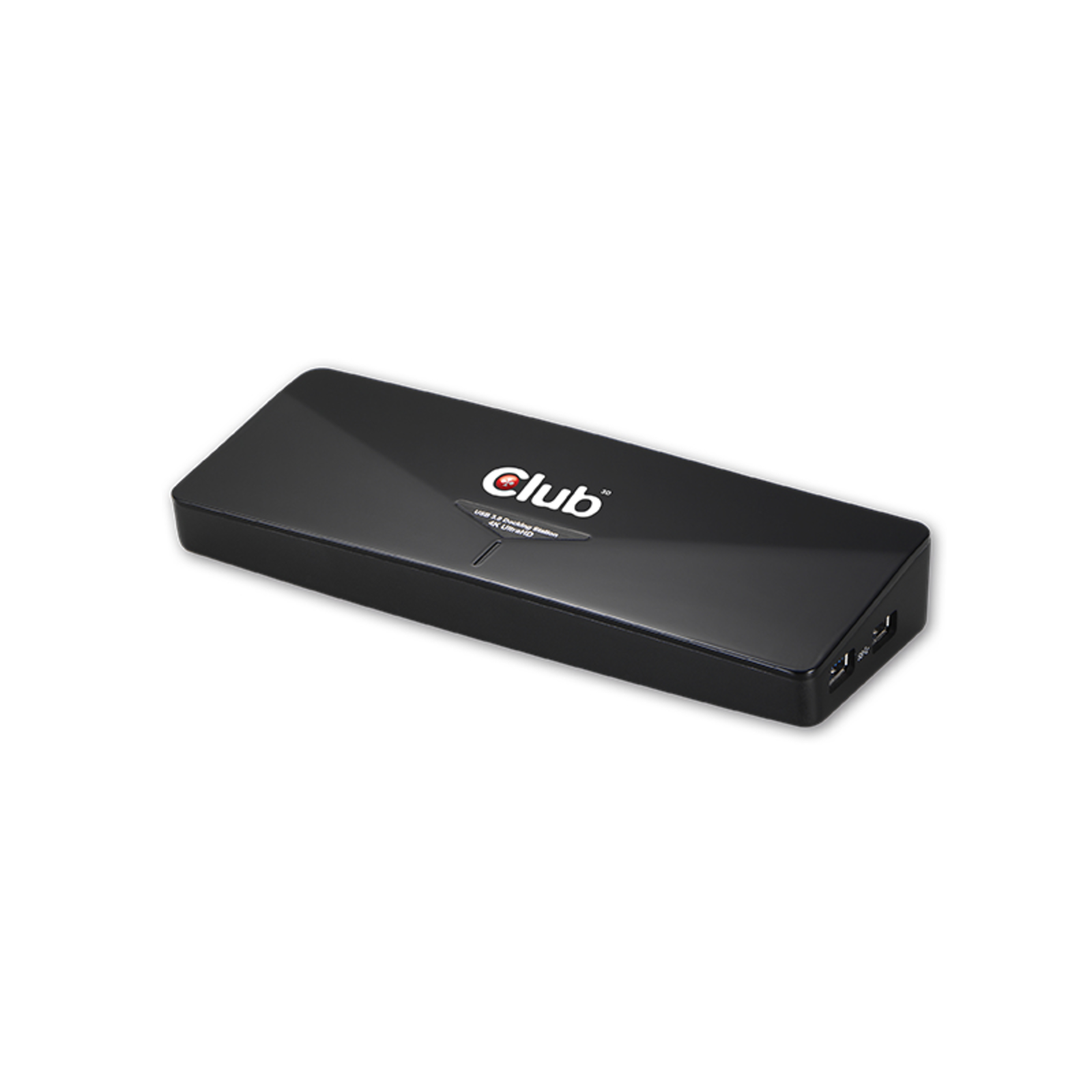 Club 3D 4K Docking Station USB3 -3xUSB3 HDMI DP DVI Black