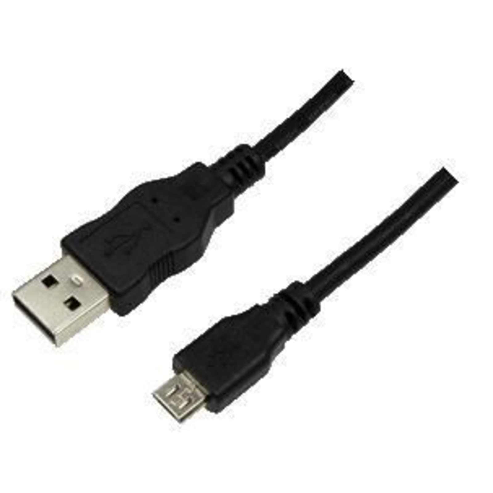 LogiLink 0.60m USB A-USB Micro B USB cable USB 2.0 Micro-USB B 0.48 Gbit/s Black