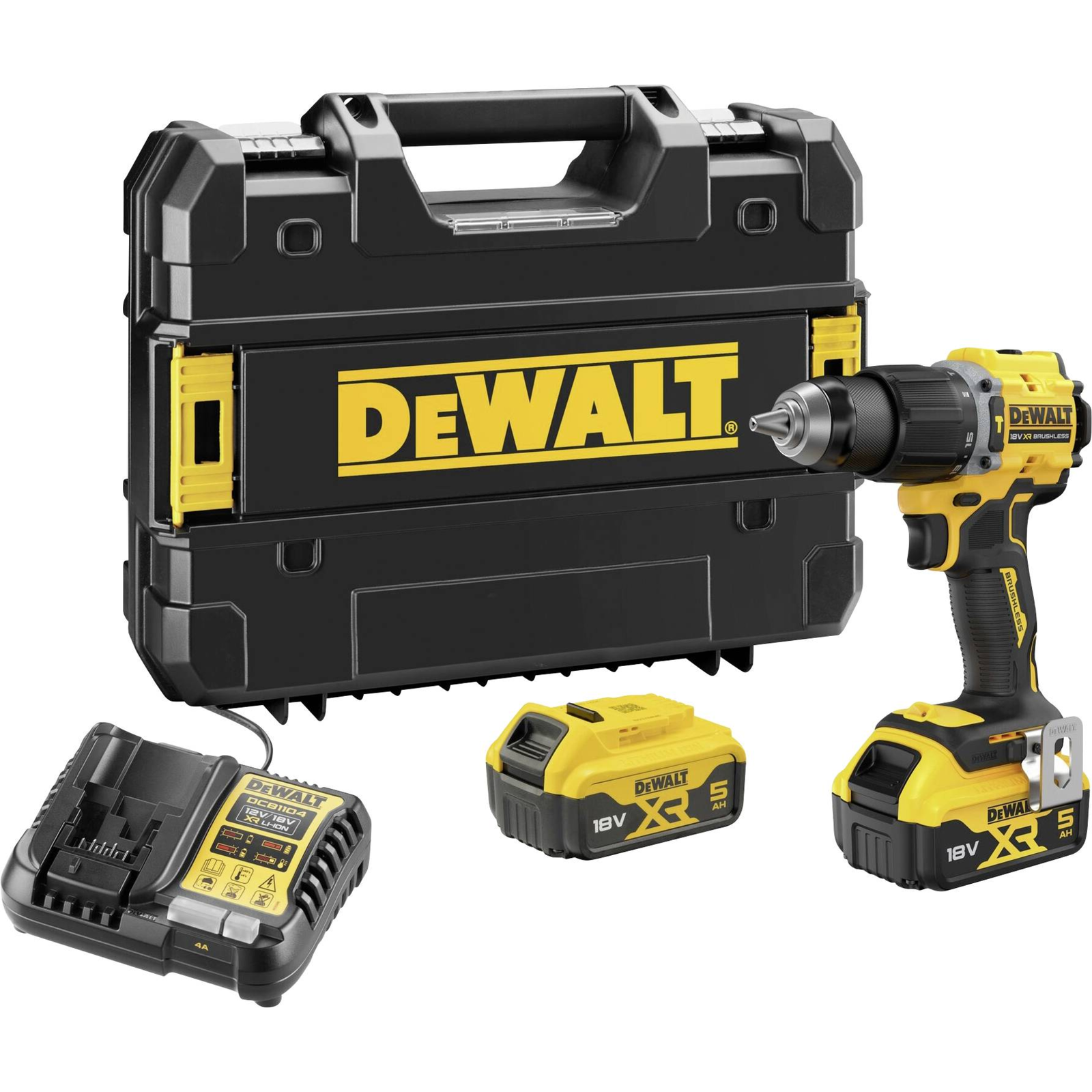 DEWALT DCD799P2T-QW 2-speed Cordless Hammer Drill Incl. 2nd Battery Incl. Charger Incl. Case