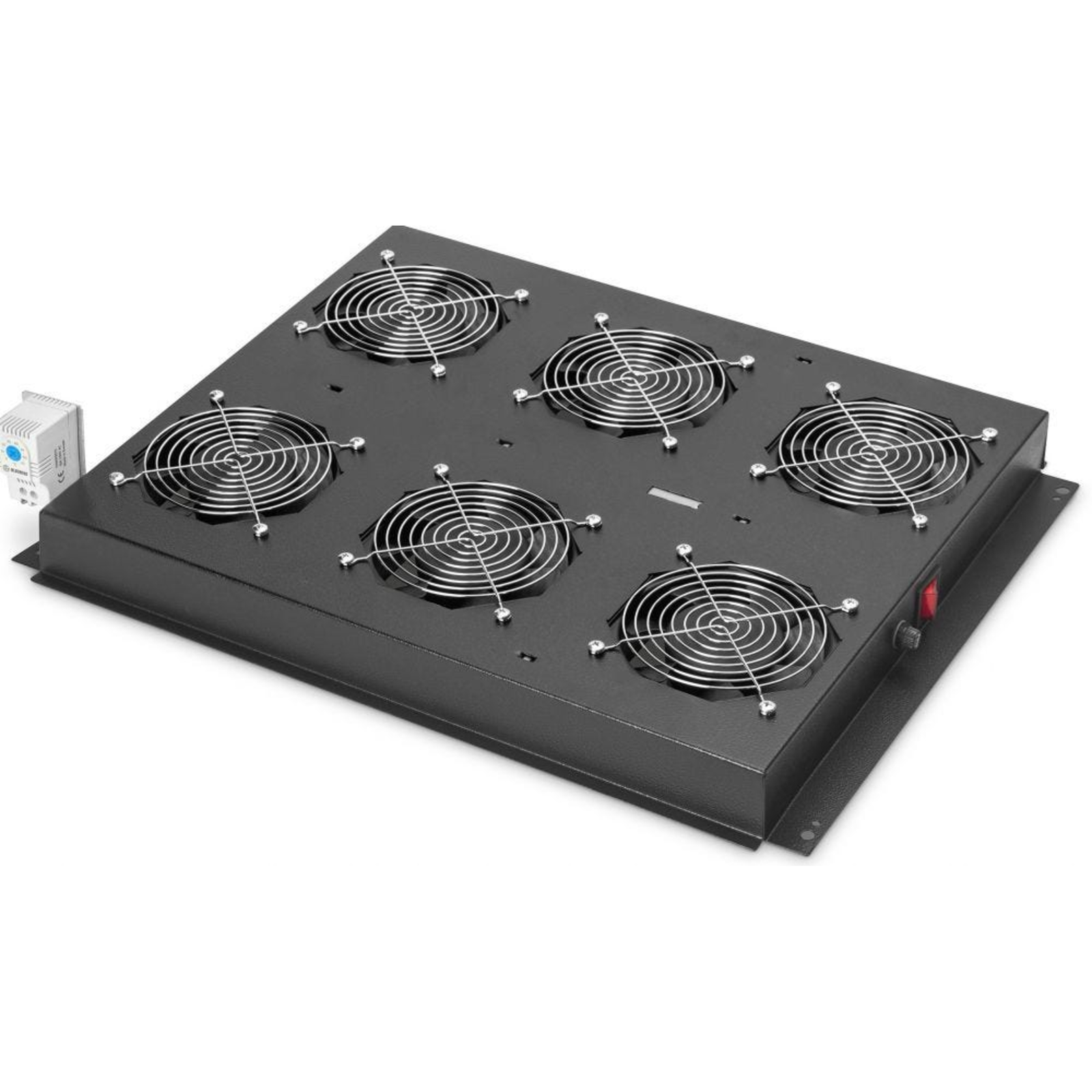 Digitus Roof-mounted Fan Unit Unique 6 Fans Black.