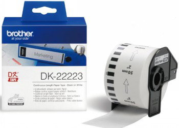 Brother DK-22223 printer label White