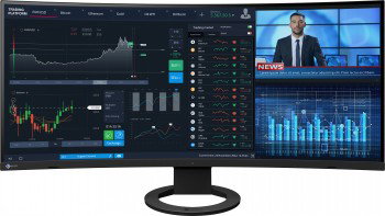 EIZO EV3895EN 37.5 IPS 24:10 3840X1600 CURVED USB-C/85W RJ45 KVM (BLACK)