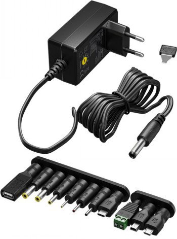 GOOBAY UNIVERSAL POWER SUPPLY 3 V - 12 V, MAX. 7.2 W 0.6 A