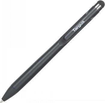 TARGUS 2-IN-1 ANTIMICROBIAL STYLUS PEN FOR TOUCHSCREENS -BLACK