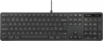 Targus EcoSmart AKB874NO keyboard Universal USB QWERTY Nordic Black