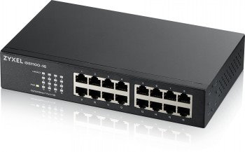 ZYXEL GS1100-16 UNMANAGED + 16 PORT GIGABIT UNMANAGED SWITCH
