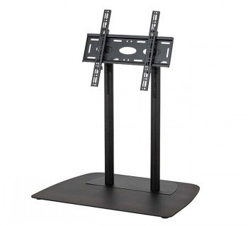 B-TECH AV SYSTEM X - UNIVERSAL LOW LEVEL FLAT SCREEN FLOOR STAND (VESA 600 X 400) - 0.75M 50MM POLES
